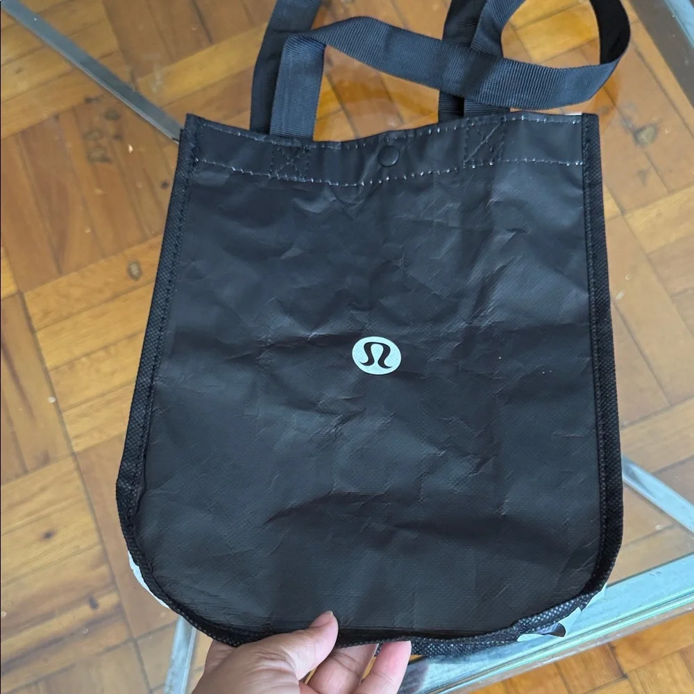 lululemon athletica Black and Yellow Tote